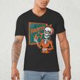 Haunted By 6-7 Six Seven 67 Math Teacher Halloween Skeleton Men's V-Neck T-Shirt, novelty gifts, funny gifts Haunted By 6-7 Six Seven 67 Math Teacher Halloween Skeleton Men's V-Neck T-Shirt, novelty gifts, funny gifts