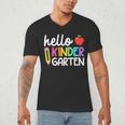 Hello Kindergarten Team Kinder Back To School Teacher Kids Men's V-Neck T-Shirt, novelty gifts, funny gifts