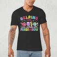 Helping Little Minds Grow Teacher Life Back To School Men's V-Neck T-Shirt, novelty gifts, funny gifts Helping Little Minds Grow Teacher Life Back To School Men's V-Neck T-Shirt, novelty gifts, funny gifts