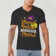Hocus Pocus Everybody Focus Halloween Teacher Men Women Kids Men's V-Neck T-Shirt, novelty gifts, funny gifts