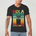 Hola Estudiantes Spanish Teacher Back To School 2025 Men's V-Neck T-Shirt, novelty gifts, funny gifts Hola Estudiantes Spanish Teacher Back To School 2025 Men's V-Neck T-Shirt, novelty gifts, funny gifts