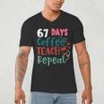 Humor Meme 67 Days Of School Coffee Lover Educator Teacher Men's V-Neck T-Shirt, novelty gifts, funny gifts Humor Meme 67 Days Of School Coffee Lover Educator Teacher Men's V-Neck T-Shirt, novelty gifts, funny gifts