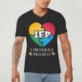 IEP I Encourage Progress Special Education School Teacher Men's V-Neck T-Shirt, novelty gifts, funny gifts IEP I Encourage Progress Special Education School Teacher Men's V-Neck T-Shirt, novelty gifts, funny gifts