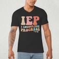 IEP I Encourage Progress Special Education Teacher Graphics Men's V-Neck T-Shirt, novelty gifts, funny gifts IEP I Encourage Progress Special Education Teacher Graphics Men's V-Neck T-Shirt, novelty gifts, funny gifts