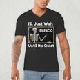 I'Ll Just Wait Until It's Quiet Spanish Teacher Halloween Men Women Kids Men's V-Neck T-Shirt, novelty gifts, funny gifts