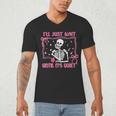 I'Ll Just Wait Until It's Quiet Spooky Teacher Halloween Men's V-Neck T-Shirt, novelty gifts, funny gifts I'Ll Just Wait Until It's Quiet Spooky Teacher Halloween Men's V-Neck T-Shirt, novelty gifts, funny gifts
