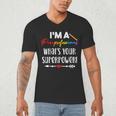 I'm A Paraprofessional What's Your Superpower Para Teacher Men's V-Neck T-Shirt, novelty gifts, funny gifts I'm A Paraprofessional What's Your Superpower Para Teacher Men's V-Neck T-Shirt, novelty gifts, funny gifts