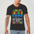 I'm Science Teacher Of Course I Have Problems Back To School Men Women Men's V-Neck T-Shirt, novelty gifts, funny gifts I'm Science Teacher Of Course I Have Problems Back To School Men Women Men's V-Neck T-Shirt, novelty gifts, funny gifts