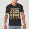 Inclusion Is My Jam SPED Teacher Special Education Teacher Men's V-Neck T-Shirt, novelty gifts, funny gifts Inclusion Is My Jam SPED Teacher Special Education Teacher Men's V-Neck T-Shirt, novelty gifts, funny gifts