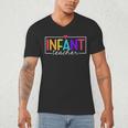 Infant Teacher Daycare Provider Childcare Teacher Men's V-Neck T-Shirt, novelty gifts, funny gifts