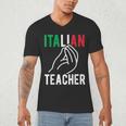 Italian Teacher Italy Italia Back To School First Day Men's V-Neck T-Shirt, novelty gifts, funny gifts Italian Teacher Italy Italia Back To School First Day Men's V-Neck T-Shirt, novelty gifts, funny gifts