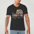 It's A Beautiful Day To Learn Cute Rainbow Boho Teacher Men's V-Neck T-Shirt, novelty gifts, funny gifts It's A Beautiful Day To Learn Cute Rainbow Boho Teacher Men's V-Neck T-Shirt, novelty gifts, funny gifts