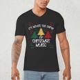 It's Never Too Early For Christmas Music Teacher Men's V-Neck T-Shirt, novelty gifts, funny gifts