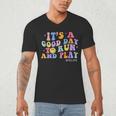 Its A Good Day To Run And Play PE Teacher Must Have Men's V-Neck T-Shirt, novelty gifts, funny gifts Its A Good Day To Run And Play PE Teacher Must Have Men's V-Neck T-Shirt, novelty gifts, funny gifts