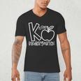 K Is For Kindergarten Kindergarten Teacher Men Women Girls Kids Men's V-Neck T-Shirt, novelty gifts, funny gifts K Is For Kindergarten Kindergarten Teacher Men Women Girls Kids Men's V-Neck T-Shirt, novelty gifts, funny gifts
