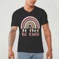 Be Kind ASL Sign Language Deaf SPED Teacher Kids Men Women Men's V-Neck T-Shirt, novelty gifts, funny gifts
