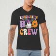 Kindergarten Boo Crew Spooky Kindergarten Halloween Teacher Men's V-Neck T-Shirt, novelty gifts, funny gifts