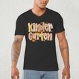 Kindergarten Teacher Fall Pumpkin Autumn Cute Men's V-Neck T-Shirt, novelty gifts, funny gifts Kindergarten Teacher Fall Pumpkin Autumn Cute Men's V-Neck T-Shirt, novelty gifts, funny gifts