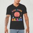 Kiss Your Brain Sped Teacher Appreciation Back To School Kid Men's V-Neck T-Shirt, novelty gifts, funny gifts Kiss Your Brain Sped Teacher Appreciation Back To School Kid Men's V-Neck T-Shirt, novelty gifts, funny gifts