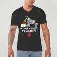 Koalafied Teacher Proud School Teacher Koala Cute T-Shirt Men's V-Neck T-Shirt, novelty gifts, funny gifts Koalafied Teacher Proud School Teacher Koala Cute T-Shirt Men's V-Neck T-Shirt, novelty gifts, funny gifts