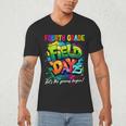 Let The Games Begin Fourth Grade Field Day 2025 Teacher Kid Men's V-Neck T-Shirt, novelty gifts, funny gifts