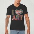 I Love Art Artist Painter Colorful Painting Art Teacher Men's V-Neck T-Shirt, novelty gifts, funny gifts I Love Art Artist Painter Colorful Painting Art Teacher Men's V-Neck T-Shirt, novelty gifts, funny gifts