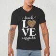 Love Leopard Print Teacher Cheetah School Inspire Teach Men's V-Neck T-Shirt, novelty gifts, funny gifts Love Leopard Print Teacher Cheetah School Inspire Teach Men's V-Neck T-Shirt, novelty gifts, funny gifts