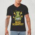 Mad Scientist Kids Youth Adult Science Teacher Chemistry Men's V-Neck T-Shirt, novelty gifts, funny gifts