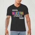 Maestra Fabulosa Bilingual Spanish Espanol Teacher School Men's V-Neck T-Shirt, novelty gifts, funny gifts