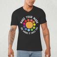 Make Your Mark For a International Dot Day Teacher Dot Lover Men's V-Neck T-Shirt, novelty gifts, funny gifts Make Your Mark For a International Dot Day Teacher Dot Lover Men's V-Neck T-Shirt, novelty gifts, funny gifts