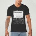 Matching Group Halloween Costume For Teachers Men's V-Neck T-Shirt, novelty gifts, funny gifts