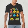 Math Cat Geometry Back To School Mathematics Teacher Men's V-Neck T-Shirt, novelty gifts, funny gifts