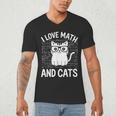 Math And Cats Apparel For Teachers Students Cat Lovers Men's V-Neck T-Shirt, novelty gifts, funny gifts Math And Cats Apparel For Teachers Students Cat Lovers Men's V-Neck T-Shirt, novelty gifts, funny gifts