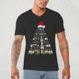Math Equation Merry Xmas Season Teacher Christmas Tree Men's V-Neck T-Shirt, novelty gifts, funny gifts