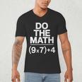Do The Math Equation Thanksgiving Teacher 67 Six Seven 6 7 Men's V-Neck T-Shirt, novelty gifts, funny gifts