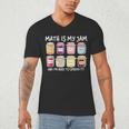 Math Is My Jam And I'm Here To Spread It Math Teacher Men's V-Neck T-Shirt, novelty gifts, funny gifts