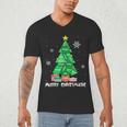 Math Teacher Polygon Christmas Tree Geometry Merry Christmas Men's V-Neck T-Shirt, novelty gifts, funny gifts