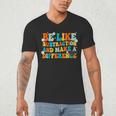 Math Teacher Be Like Subtraction And Make a Difference Men's V-Neck T-Shirt, novelty gifts, funny gifts