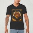 Math Turkey Teacher Thanksgiving Geometric Pi Equation Men's V-Neck T-Shirt, novelty gifts, funny gifts