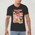 Mickey Mouse Teacher Life Men's V-Neck T-Shirt, novelty gifts, funny gifts Mickey Mouse Teacher Life Men's V-Neck T-Shirt, novelty gifts, funny gifts