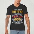 Middle School English Teacher Halloween Costume For Men Women Men's V-Neck T-Shirt, novelty gifts, funny gifts Middle School English Teacher Halloween Costume For Men Women Men's V-Neck T-Shirt, novelty gifts, funny gifts