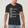 Mistakes Allow Thinking To Happen School Math Teacher Men's V-Neck T-Shirt, novelty gifts, funny gifts Mistakes Allow Thinking To Happen School Math Teacher Men's V-Neck T-Shirt, novelty gifts, funny gifts