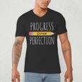 Motivational Progress Over Perfection Back To School Teacher Men's V-Neck T-Shirt, novelty gifts, funny gifts Motivational Progress Over Perfection Back To School Teacher Men's V-Neck T-Shirt, novelty gifts, funny gifts