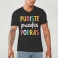 Multilingual Hispanic Heritage Spanish Teacher Maestra Men's V-Neck T-Shirt, novelty gifts, funny gifts