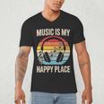 Music For Men Women Music Teacher Music Lover Men's V-Neck T-Shirt, novelty gifts, funny gifts