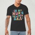 In My Music Teacher Era Back To School Squad Music Teacher Men's V-Neck T-Shirt, novelty gifts, funny gifts In My Music Teacher Era Back To School Squad Music Teacher Men's V-Neck T-Shirt, novelty gifts, funny gifts
