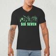 Musical 67 Music Meme Slang Six Seven Music Teacher Men's V-Neck T-Shirt, novelty gifts, funny gifts
