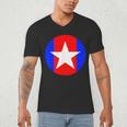 Nerdy Captain Sweatpants Retro Comic Book Fan Teacher Men's V-Neck T-Shirt, novelty gifts, funny gifts