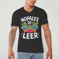 Nopales De Leer Bilingual Teacher Maestra Spanish Teacher Men's V-Neck T-Shirt, novelty gifts, funny gifts