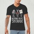 Nothing Beats 5th Grade Back To School Kids Teachers Men's V-Neck T-Shirt, novelty gifts, funny gifts